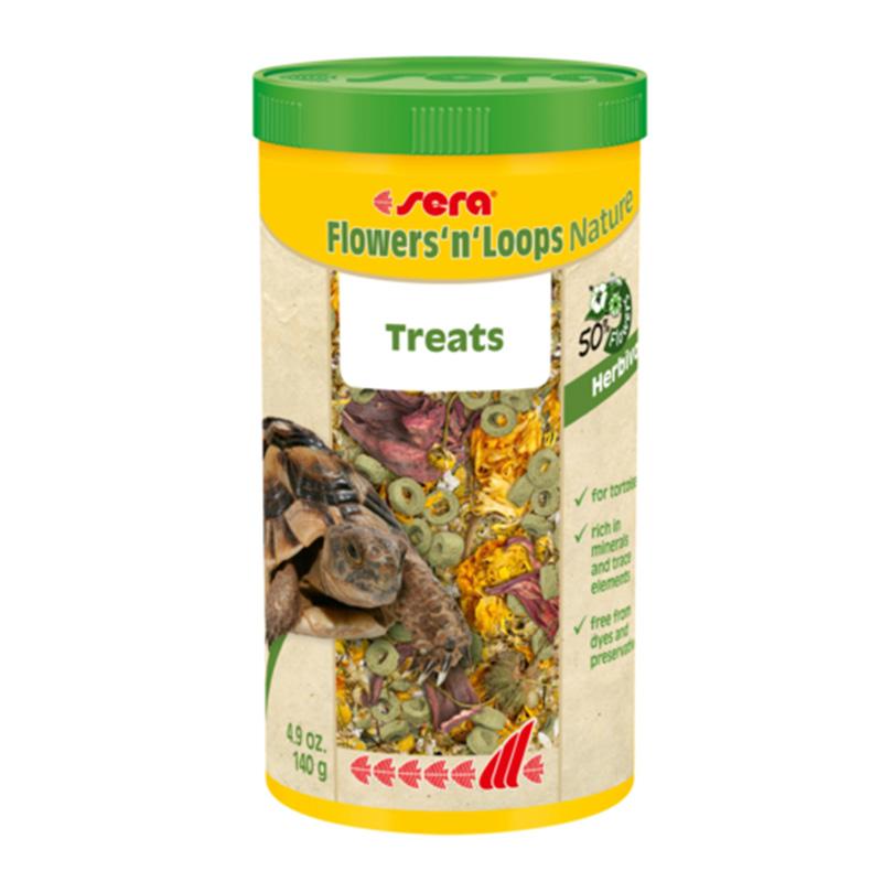 SERA Flowers_n_Loops Nature 140g (Tortoise Treat) 1